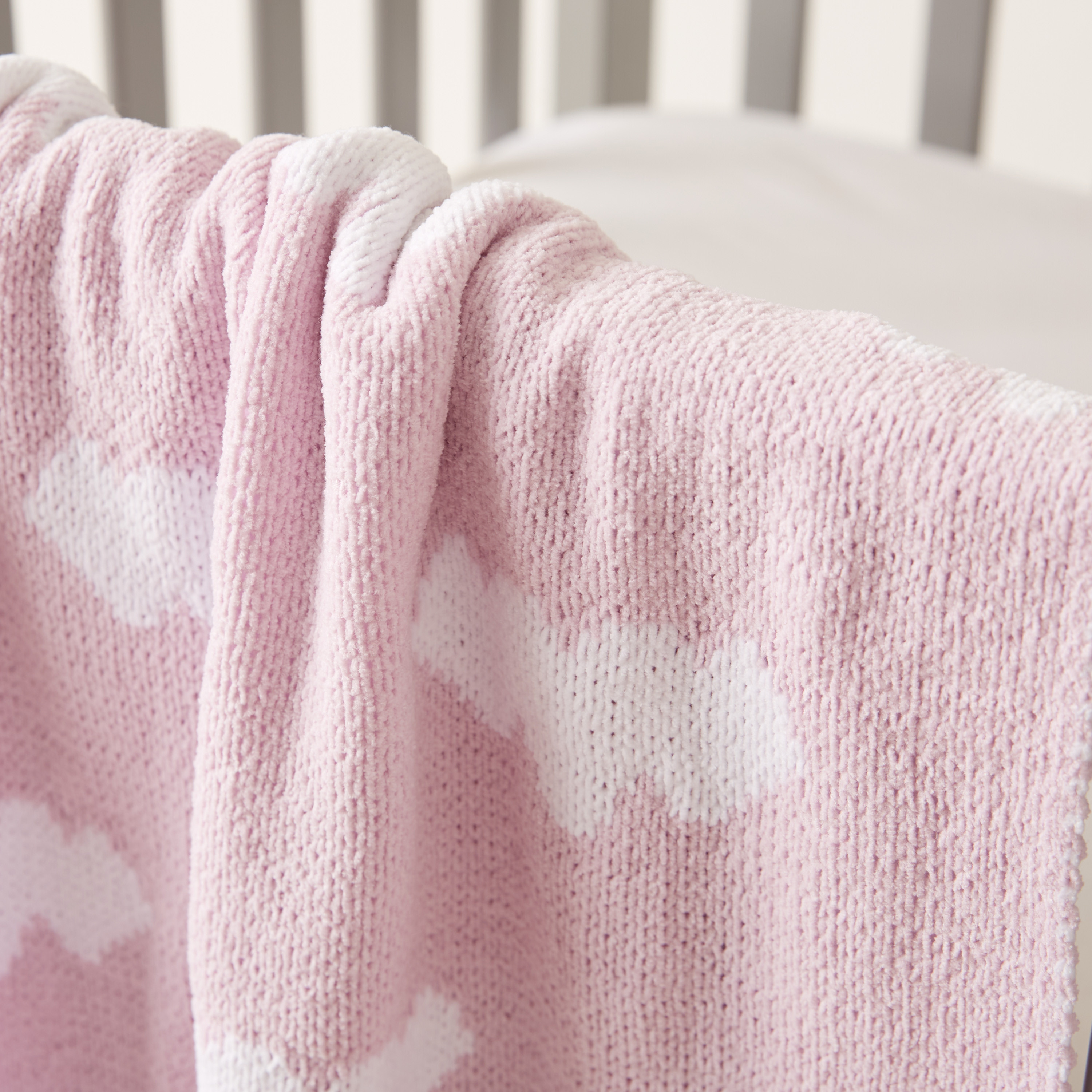 Juniors All-Over Cloud Print Blanket - 76 x 100 cms-baby-nursery-blanketsandswaddles-blanketsandquilts-image-2