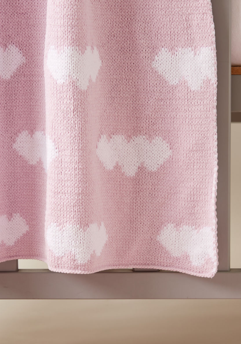 Juniors All-Over Cloud Print Blanket - 76 x 100 cms-Blankets and Throws-image-2