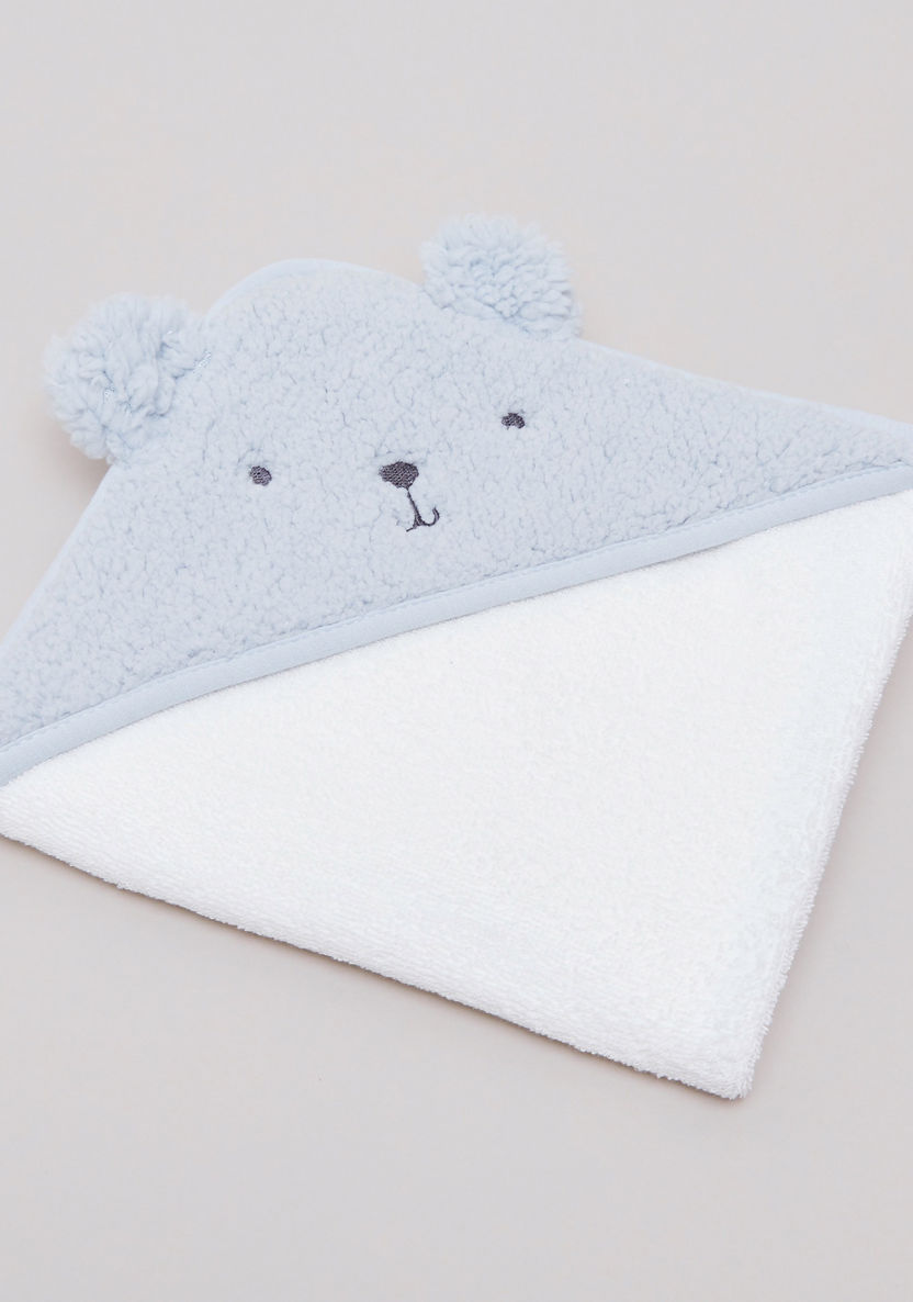 Juniors Hooded Towel with Mouse Detail - 76x76 cms-Towels and Flannels-image-0
