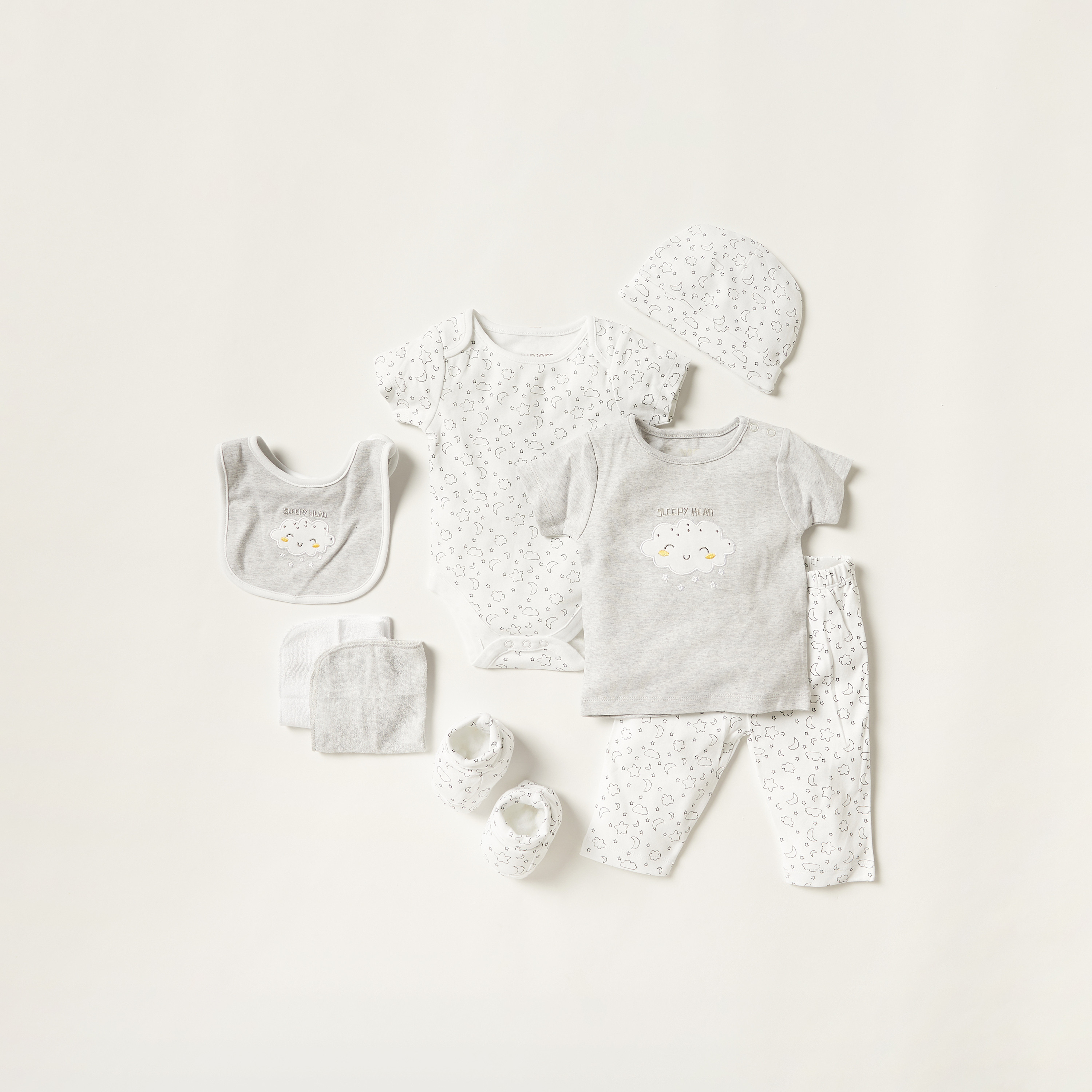 طقم ملابس 8 قطع بطبعات من جونيورز-baby-boys-clothing-setsandcoords-image-2