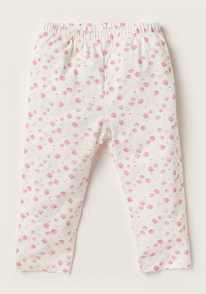 Juniors Berry Print Long Sleeve Shirt and Pyjama Set