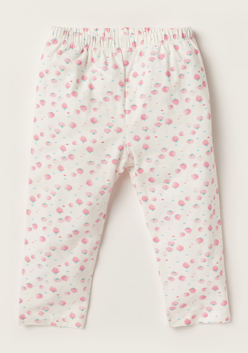Juniors Berry Print Long Sleeve Shirt and Pyjama Set-Pyjama Sets-image-2