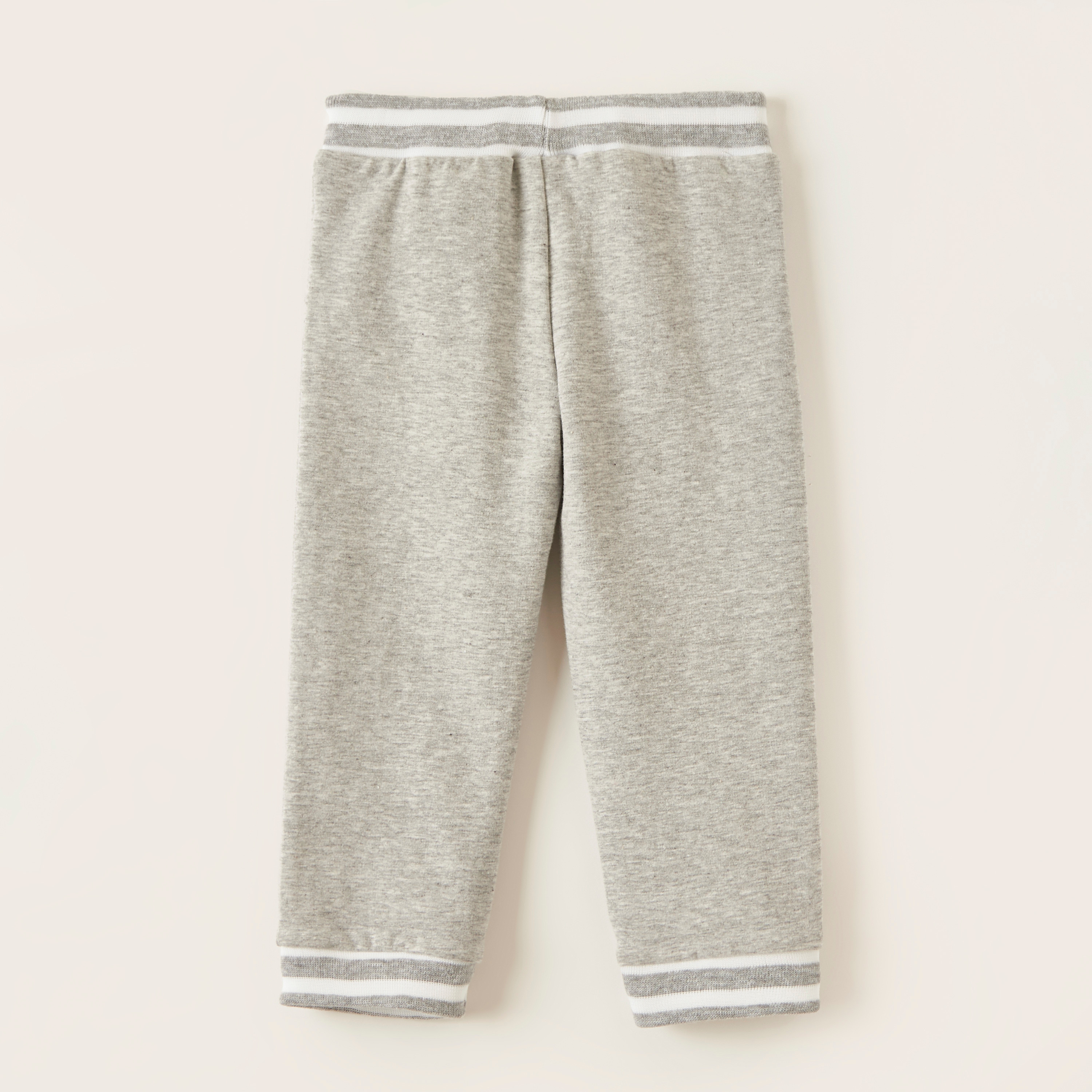 Juniors Logo Print Pyjamas with Elasticated Waistband-baby-boys-clothing-bottoms-trousers-image-4