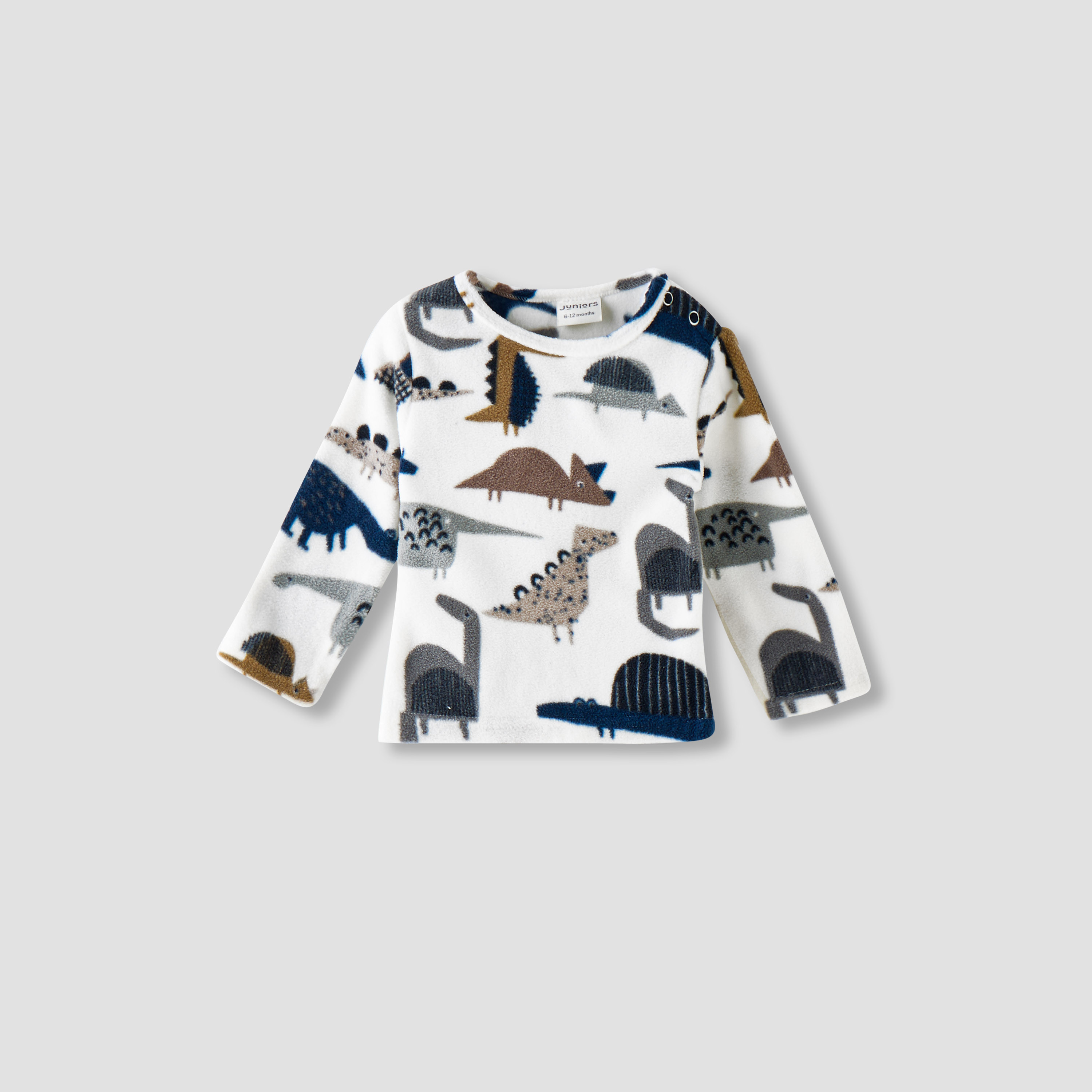 Juniors All-Over Dino Print T-shirt and Pyjama Set-baby-boys-clothing-nightwear-pyjamasets-image-2