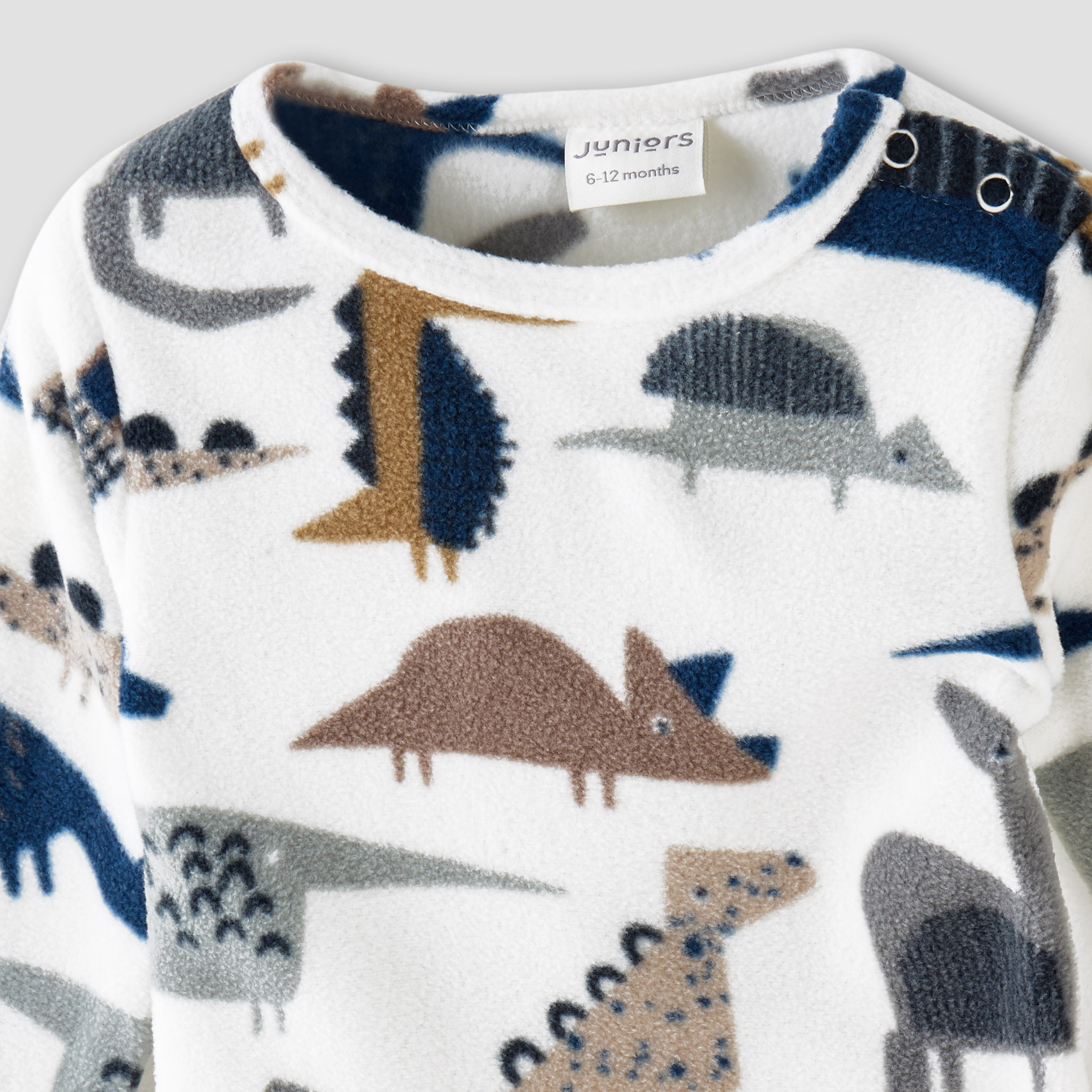 Juniors All-Over Dino Print T-shirt and Pyjama Set-baby-boys-clothing-nightwear-pyjamasets-image-4
