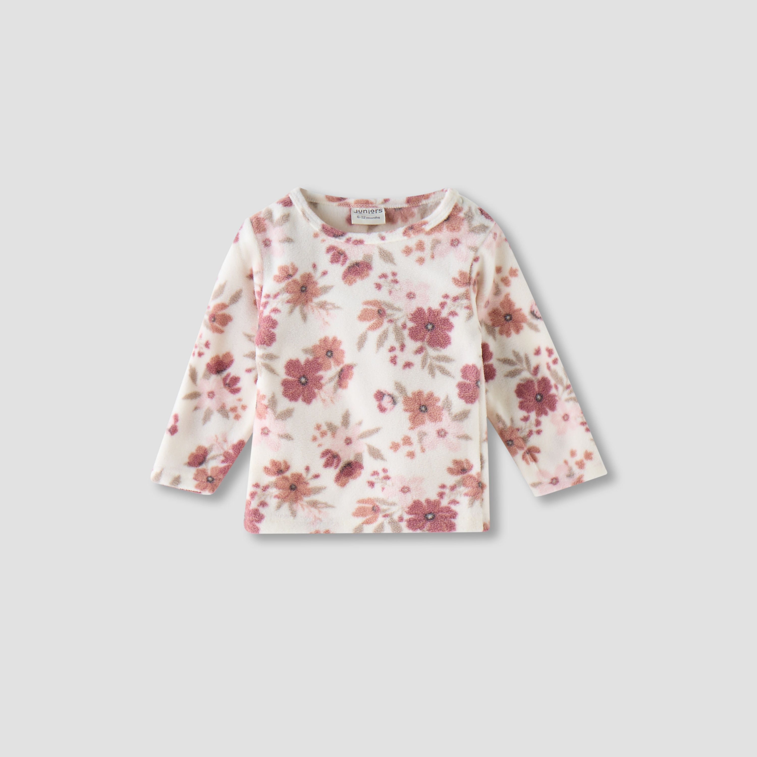 Juniors All-Over Floral Print T-shirt and Pyjama Set-baby-girls-clothing-nightwear-pyjamasets-image-2