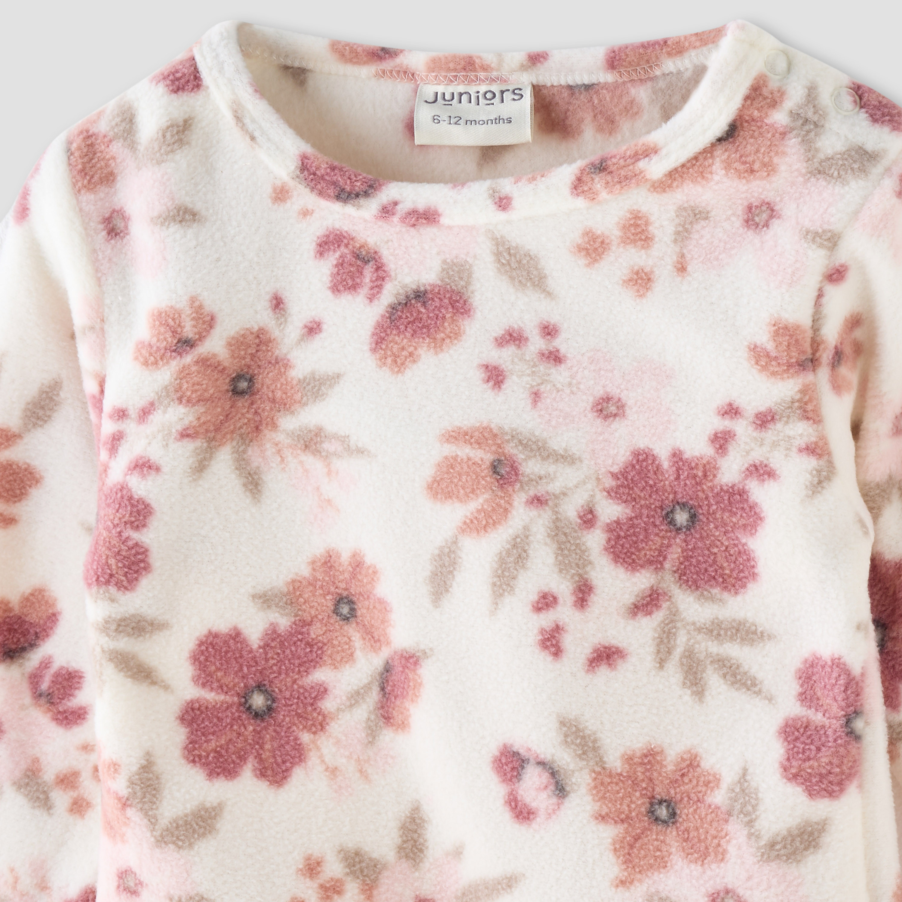Juniors All-Over Floral Print T-shirt and Pyjama Set-baby-girls-clothing-nightwear-pyjamasets-image-4