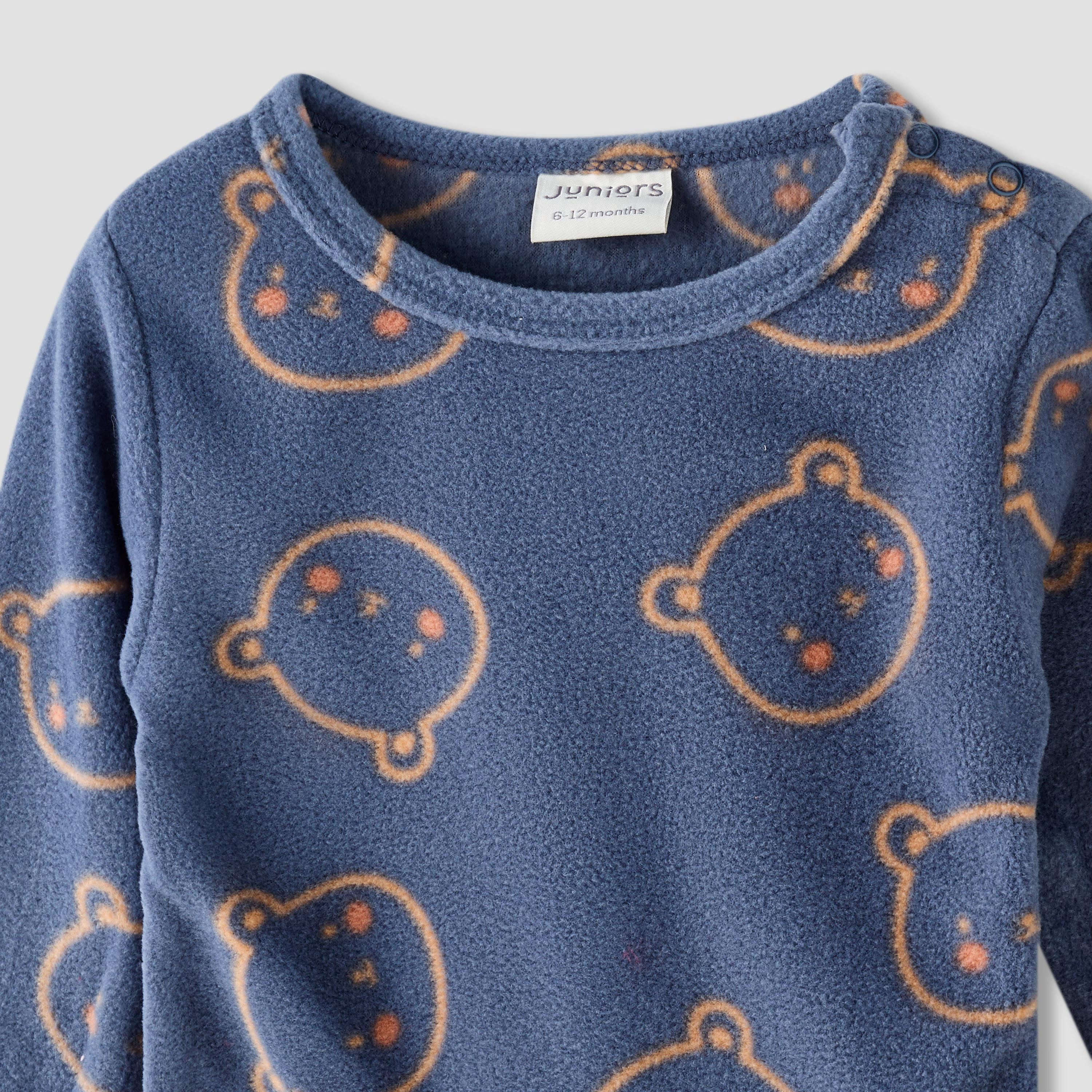 طقم بنطلون بيجاما وتيشيرت بطبعات من جونيورز-baby-boys-clothing-nightwear-pyjamasets-image-4