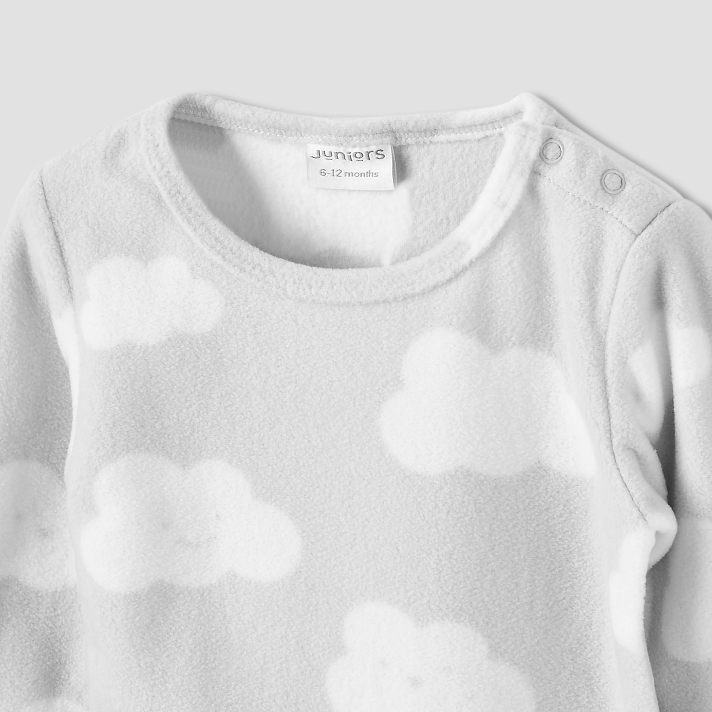 Juniors All-Over Cloud Print Long Sleeves T-shirt and Elasticated Pyjama Set-baby-boys-clothing-nightwear-pyjamasets-image-4