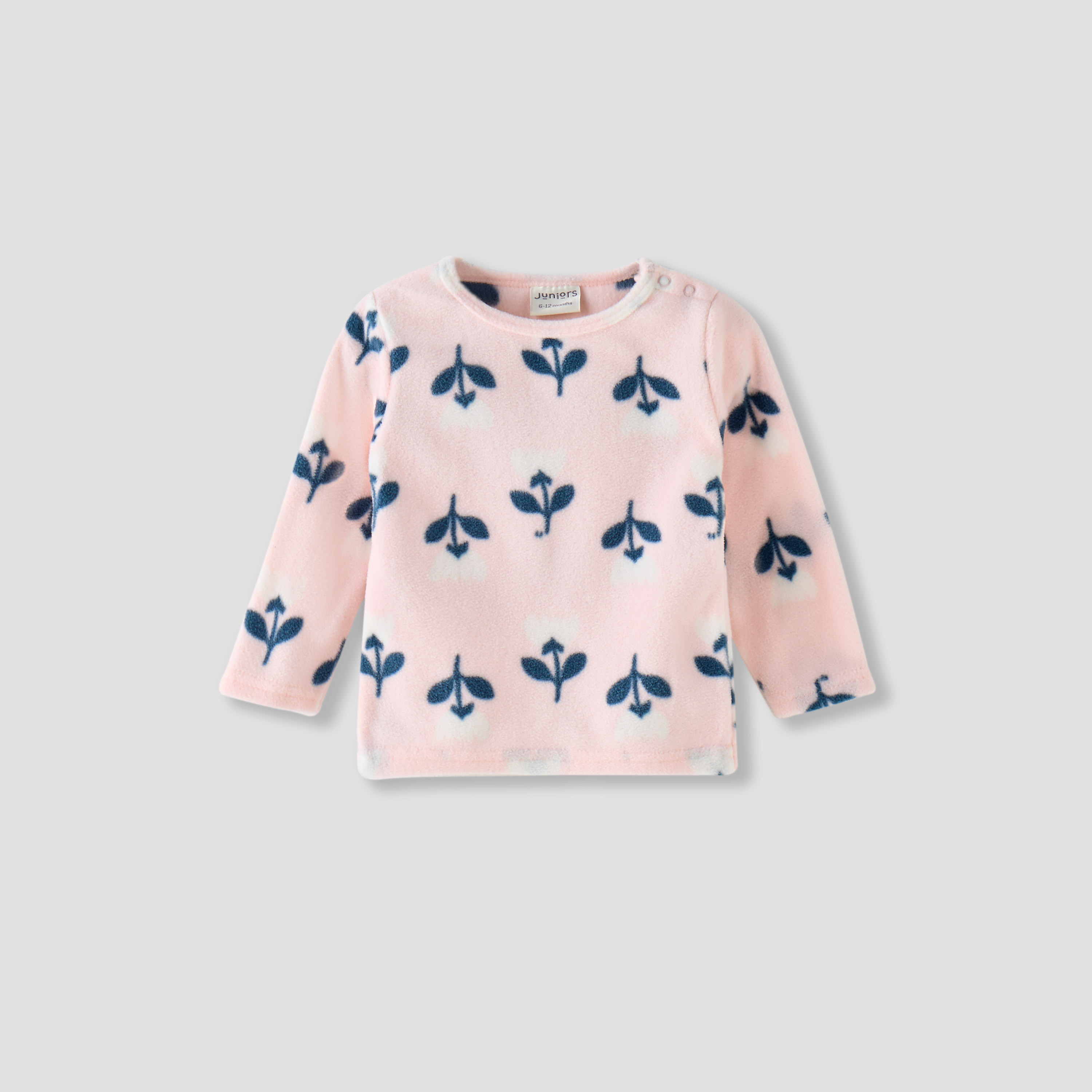 Juniors Floral Print T-shirt and Pyjama Set-baby-girls-clothing-nightwear-pyjamasets-image-2