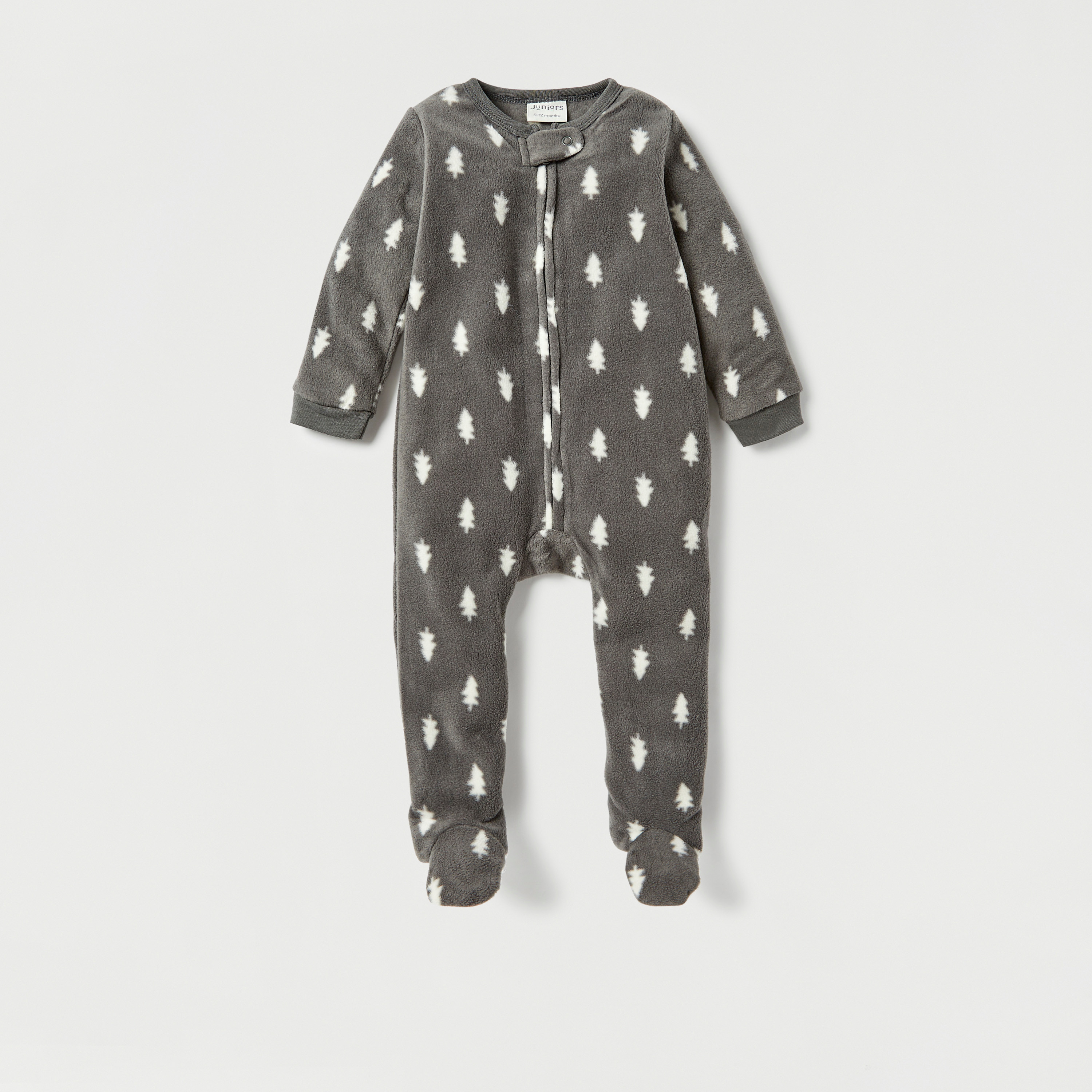 Juniors Printed Closed Feet Sleepsuit with Long Sleeves - Set of 2-baby-boys-clothing-nightwear-sleepsuits-image-3