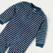 Juniors Striped Sleepsuit with Long Sleeves-Sleepsuits-thumbnail-1