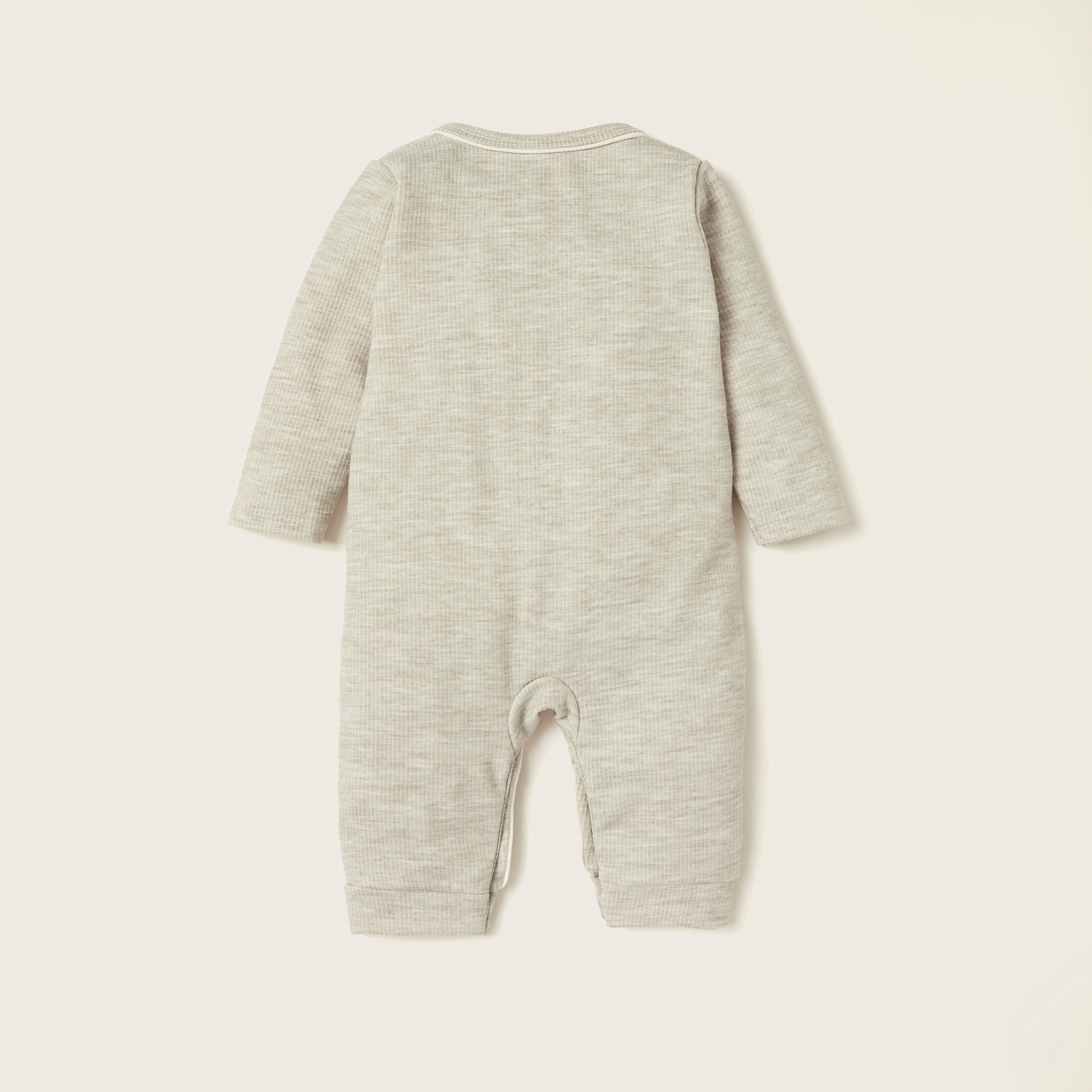 Juniors Textured Sleepsuit with Long Sleeves-baby-boys-clothing-winterwear-sleepsuits-image-4