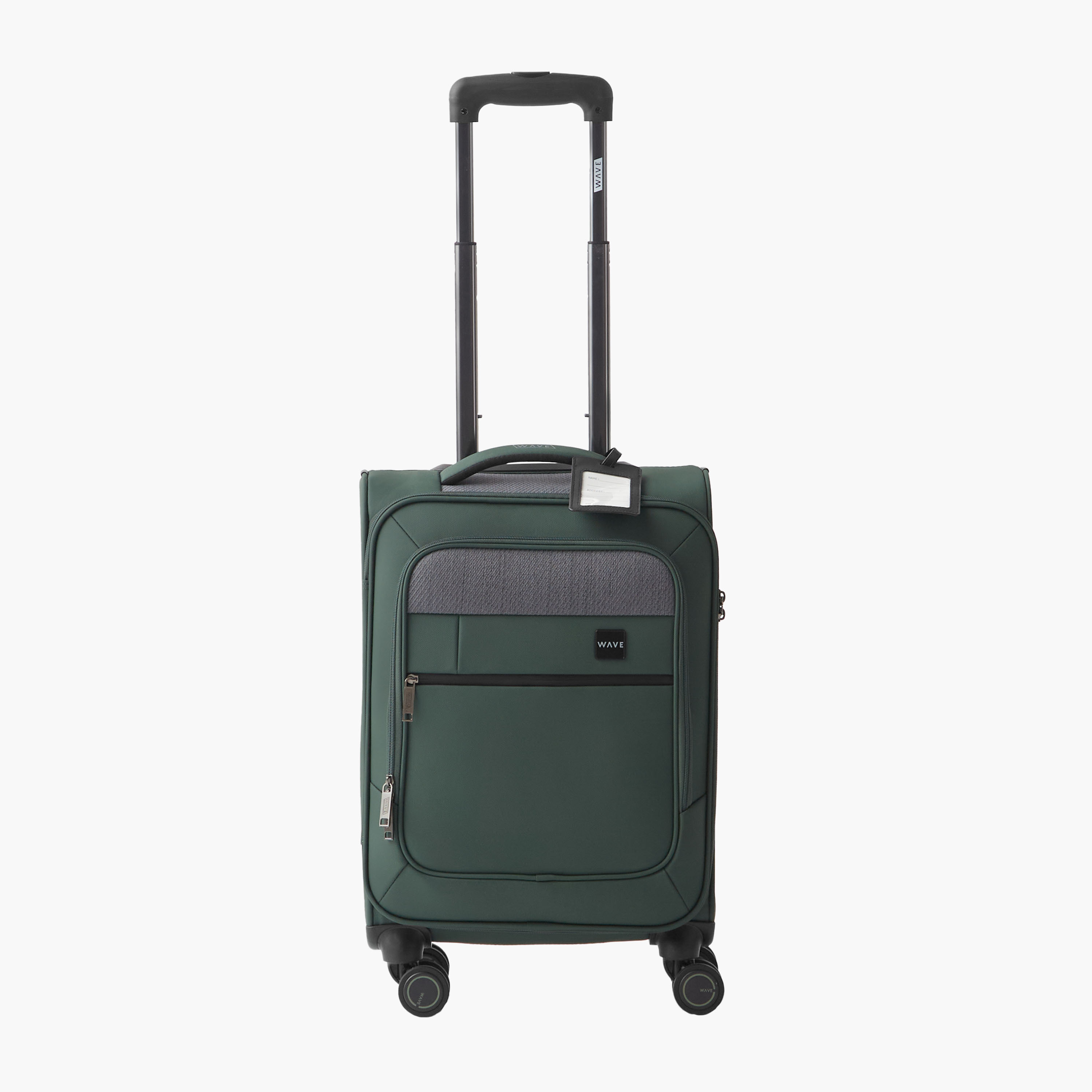 شنطة ترولي ناعمة قوالب ملونة بمقبض قابل للسحب من ويف - شنطة شحن 24 بوصة-travel-luggagesandbags-luggage-image-1