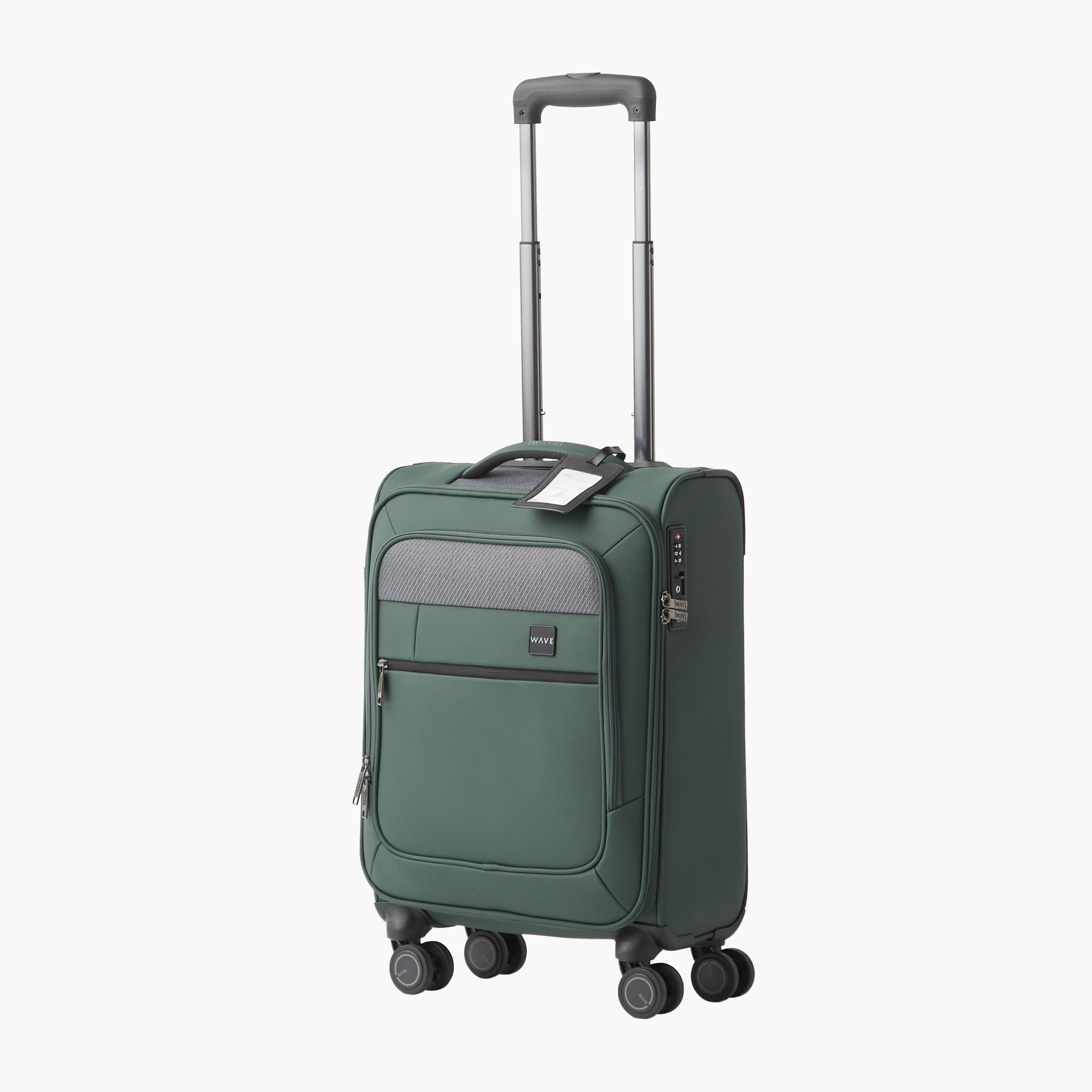 شنطة ترولي ناعمة قوالب ملونة بمقبض قابل للسحب من ويف - شنطة شحن 24 بوصة-travel-luggagesandbags-luggage-image-2