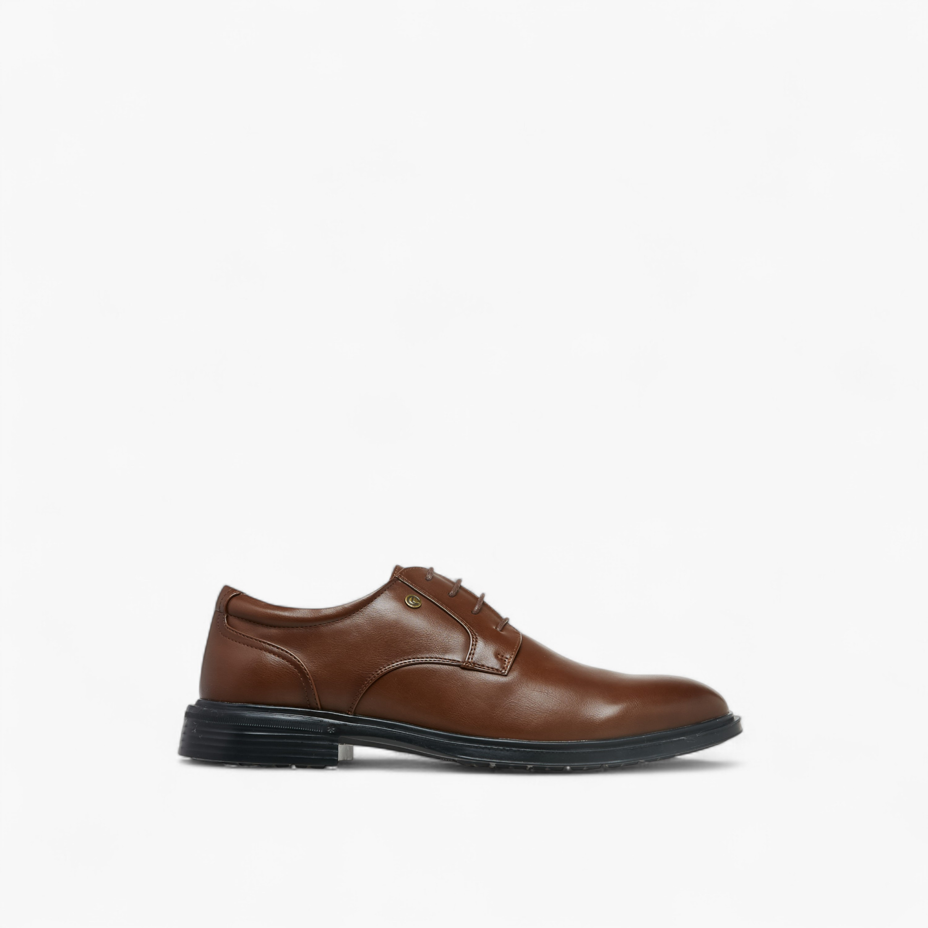 Le Confort Solid Lace-Up Derby Shoes-men-shoes-formalshoes-image-3