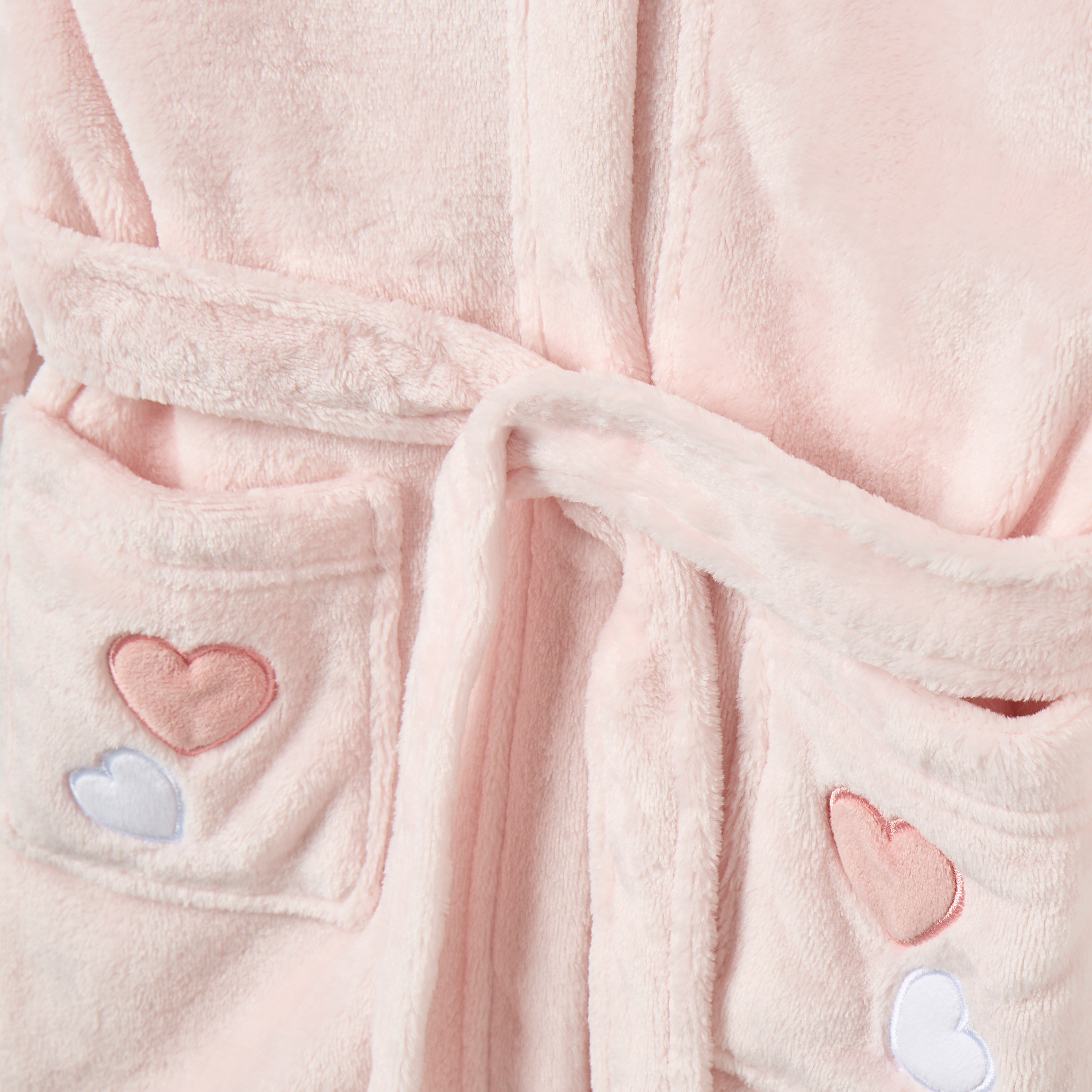 Juniors Unicorn Hooded Bathrobe with Belt and Pockets-baby-bathandcare-towels-image-4