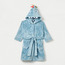 Juniors Dinosaur Hooded Bathrobe with Belt and Pockets-baby-bathandcare-towels-image-1