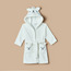 Juniors Bear Hooded Bathrobe with Belt and Pockets-baby-bathandcare-towels-image-1