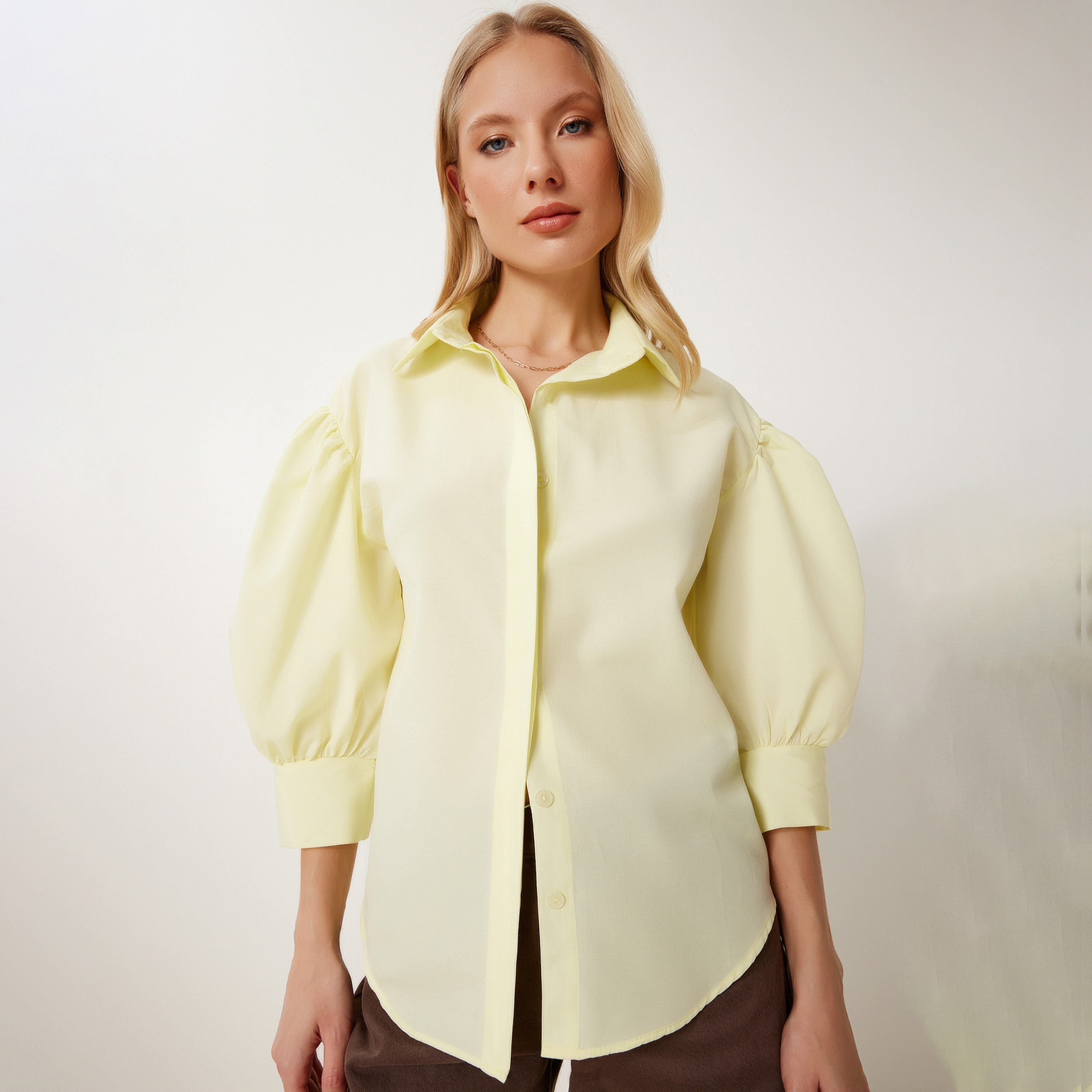 Happiness Istanbul Collared Women's Shirt-women-clothing-shirtsandblouses-shirts-image-2