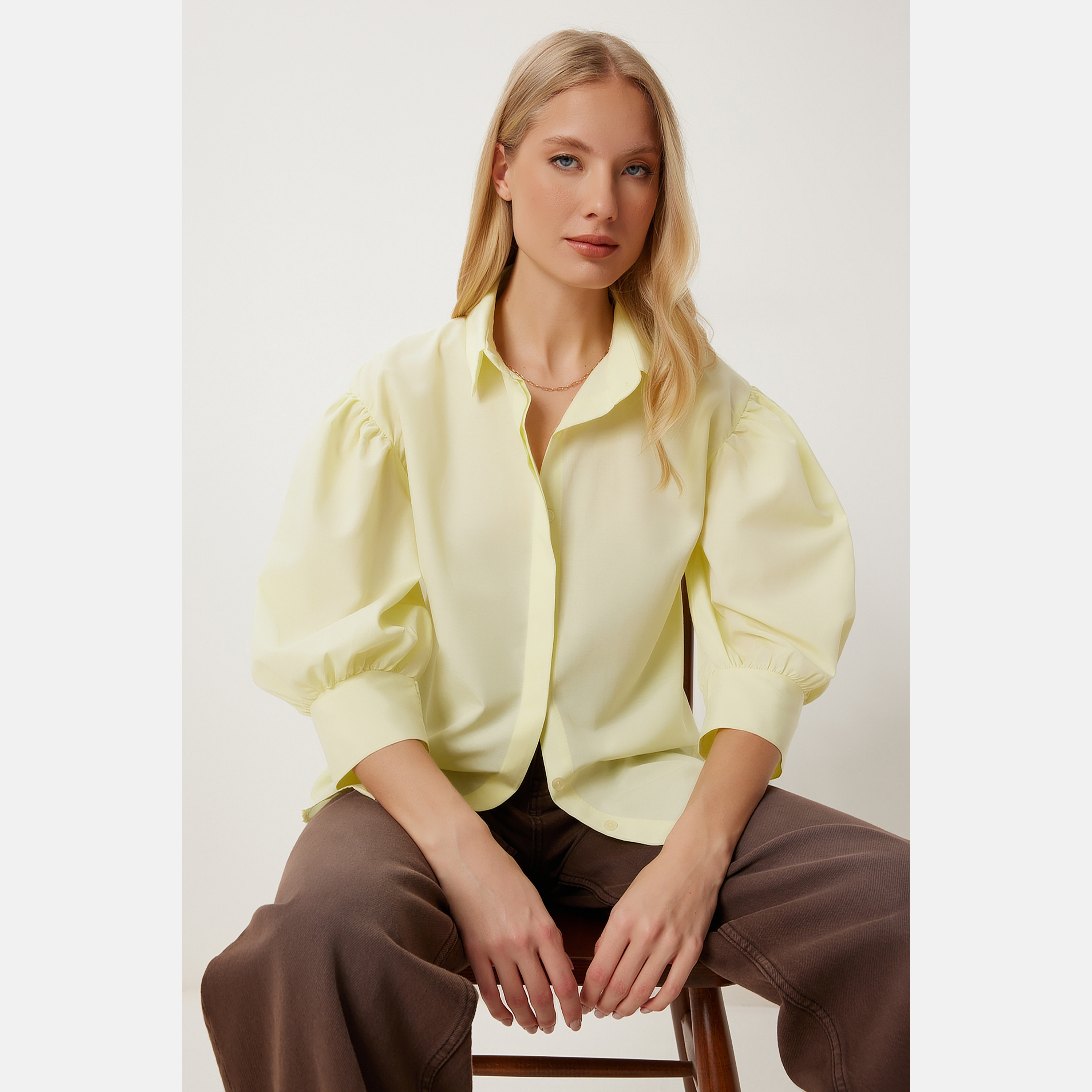 Happiness Istanbul Collared Women's Shirt-women-clothing-shirtsandblouses-shirts-image-4
