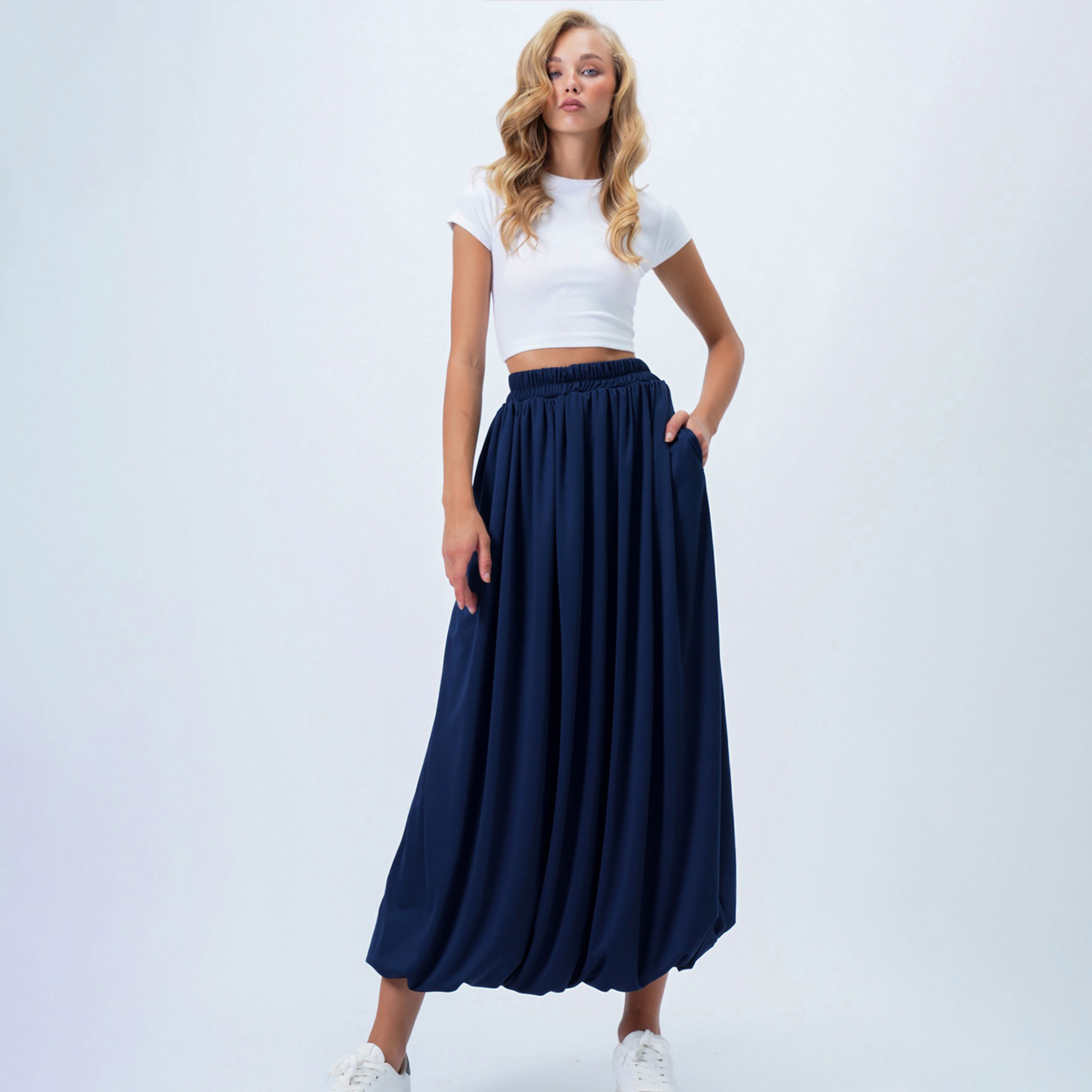 تريند ألاجاتي ستايل تنورة ميدي نسائية منفوخة ومتسعة-women-clothing-bottoms-skirts-image-5
