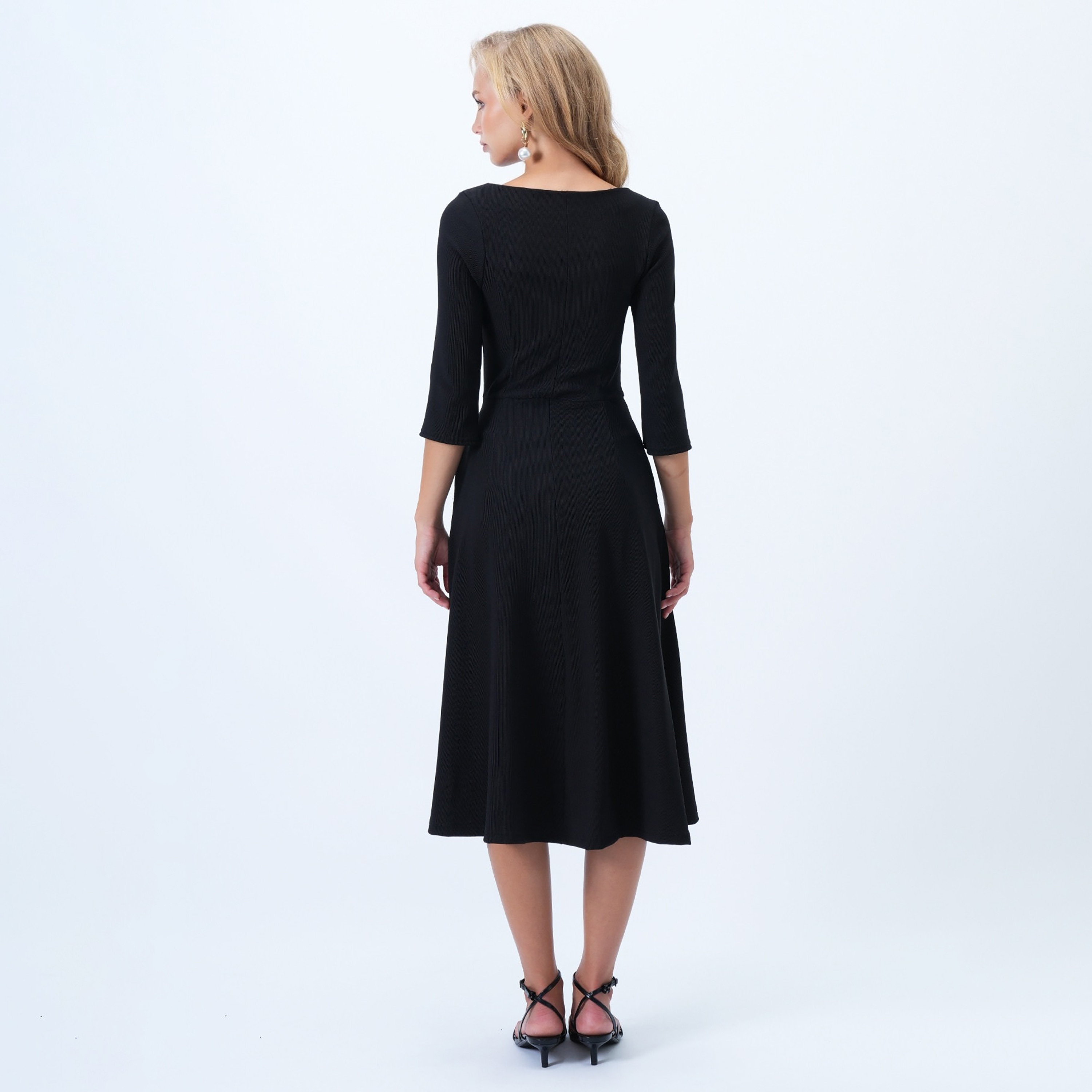 Trend Alacati Stili Fit & Flared Women's Midi Dress-women-clothing-dresses-image-11