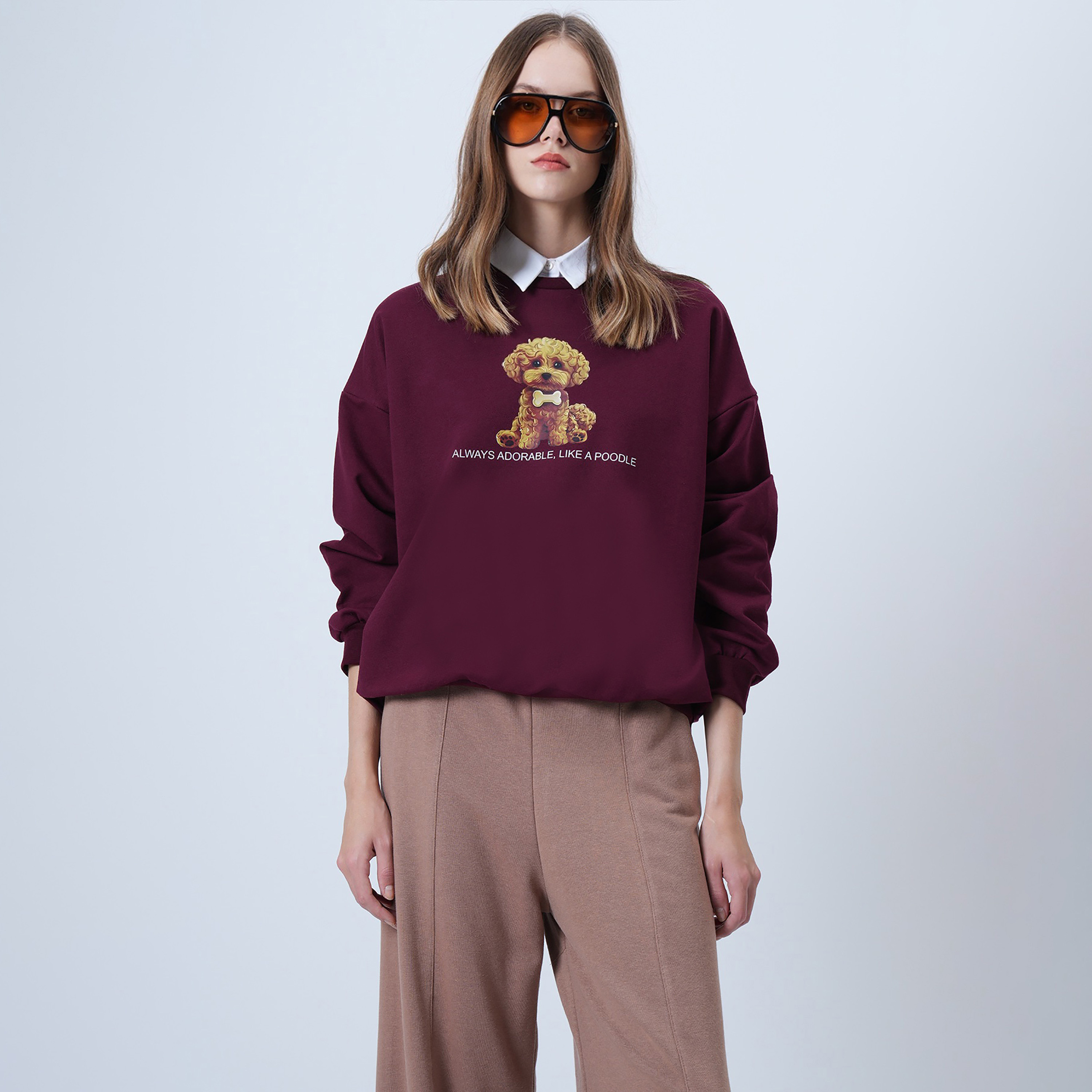 تريند ألاجاتي ستايل سويت شيرت نسائي بطبعات جرافيك وأكمام ساقطة-women-clothing-hoodiesandsweatshirts-sweatshirts-image-5
