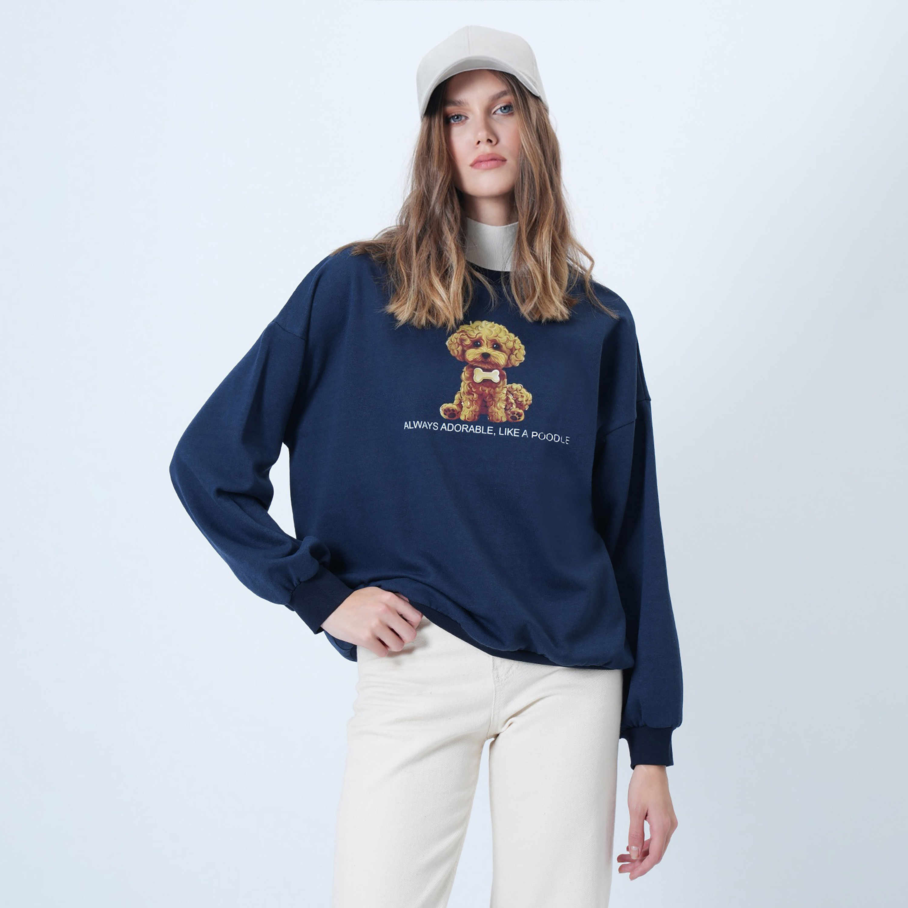 تريند ألاجاتي ستايل سويت شيرت نسائي بطبعات جرافيك وأكمام ساقطة-women-clothing-hoodiesandsweatshirts-sweatshirts-image-2
