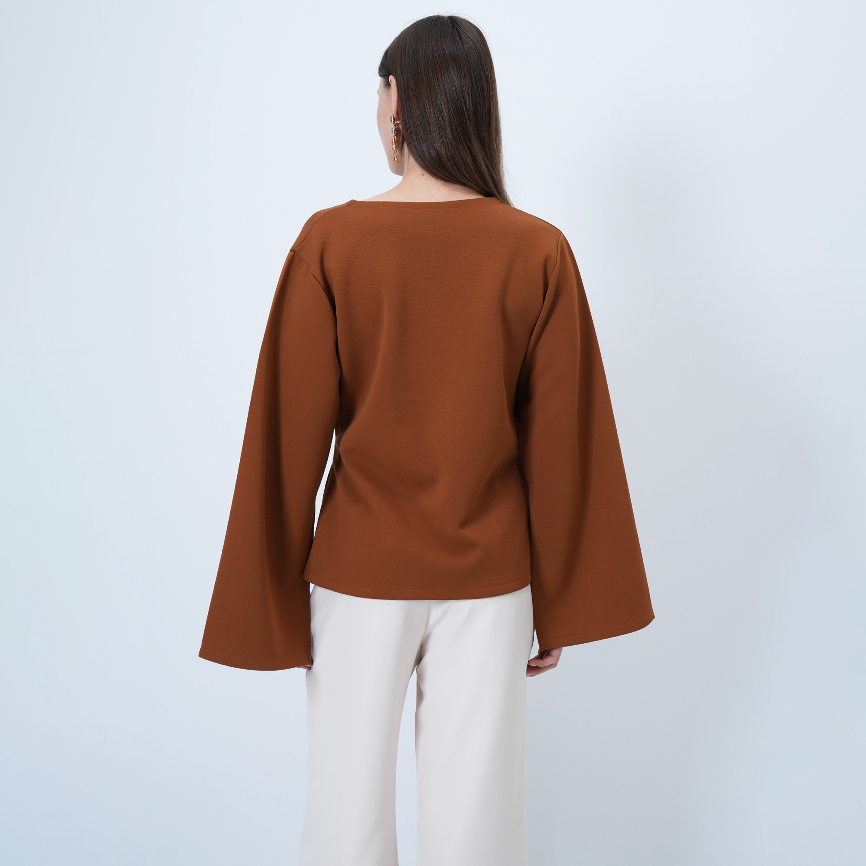 تريند ألاجاتي ستايل توب نسائي بنسيج محبّك وأكمام متسعة-women-clothing-shirtsandblouses-blouses-image-4
