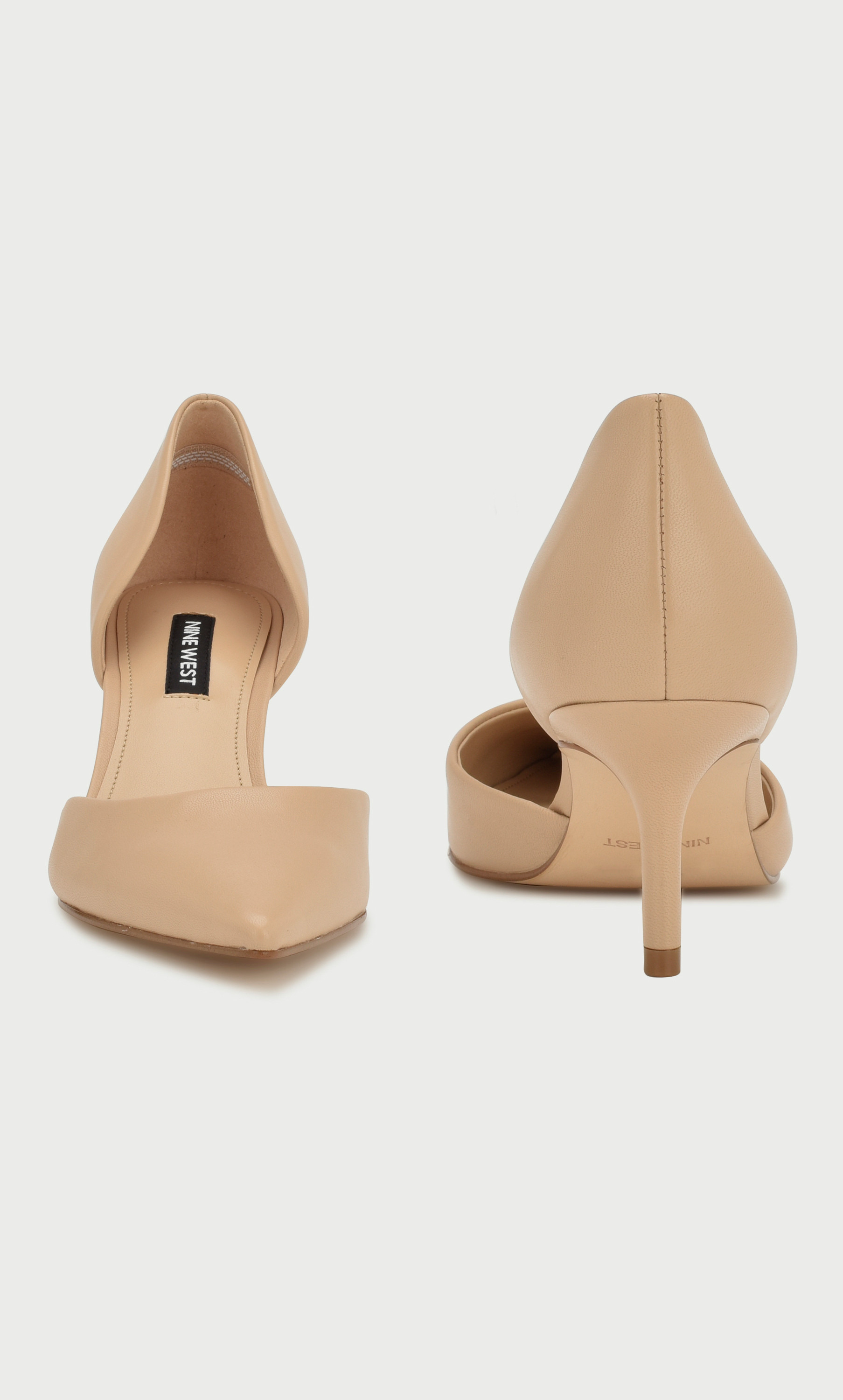 Cap toe pumps store nine west