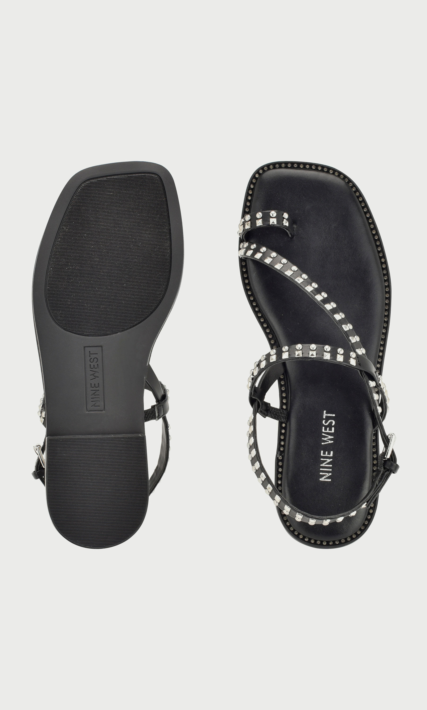 صندل للنساء مع حلقة عند اصبع القدم بإغلاق إبزيم من ناين ويست  wnEMBRA3-women-shoes-sandals-flats-image-15