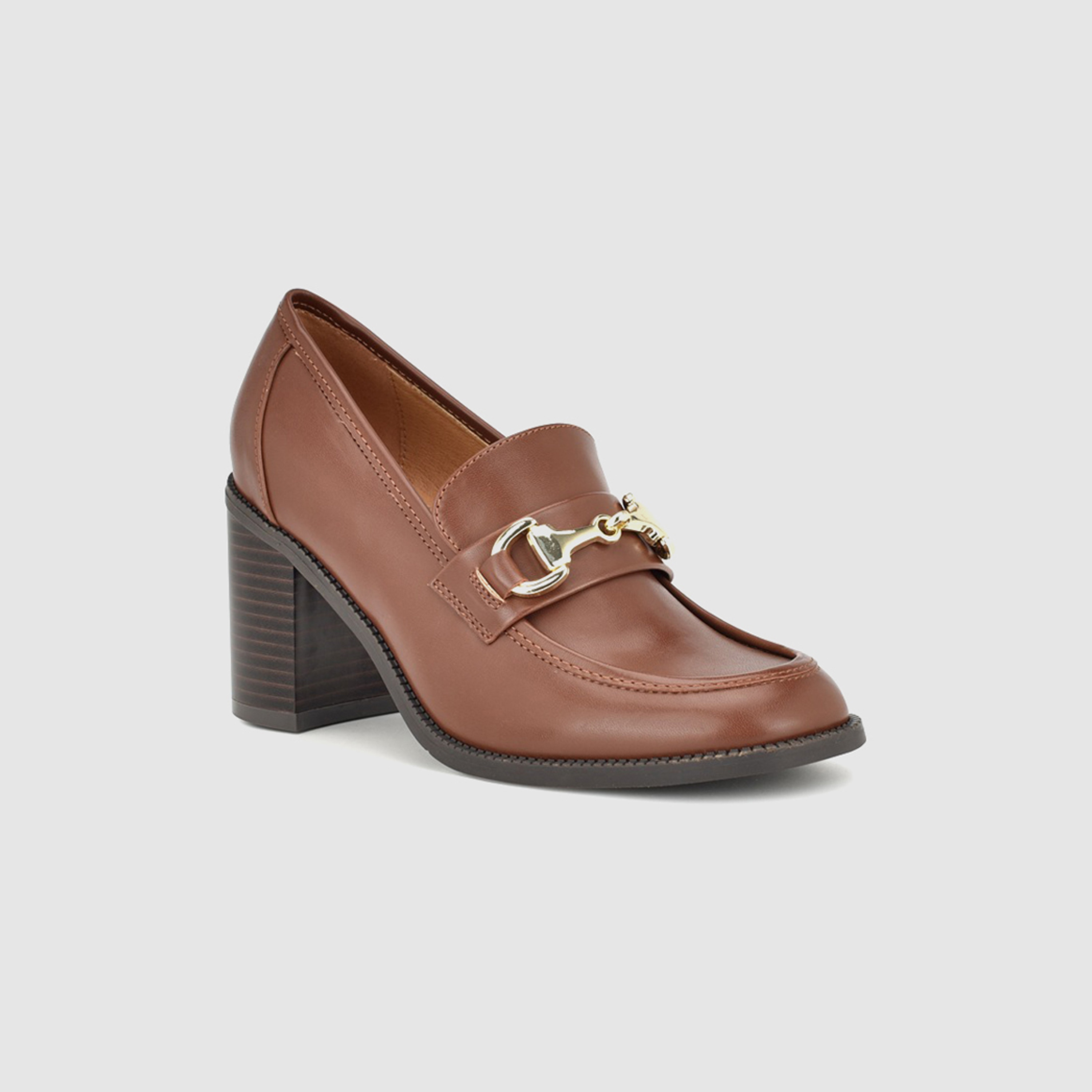 حذاء لوفر نسائي بكعب عريض سهل الارتداء من ناين ويست | wnKOOLO3-women-shoes-loafersandmoccasins-image-1