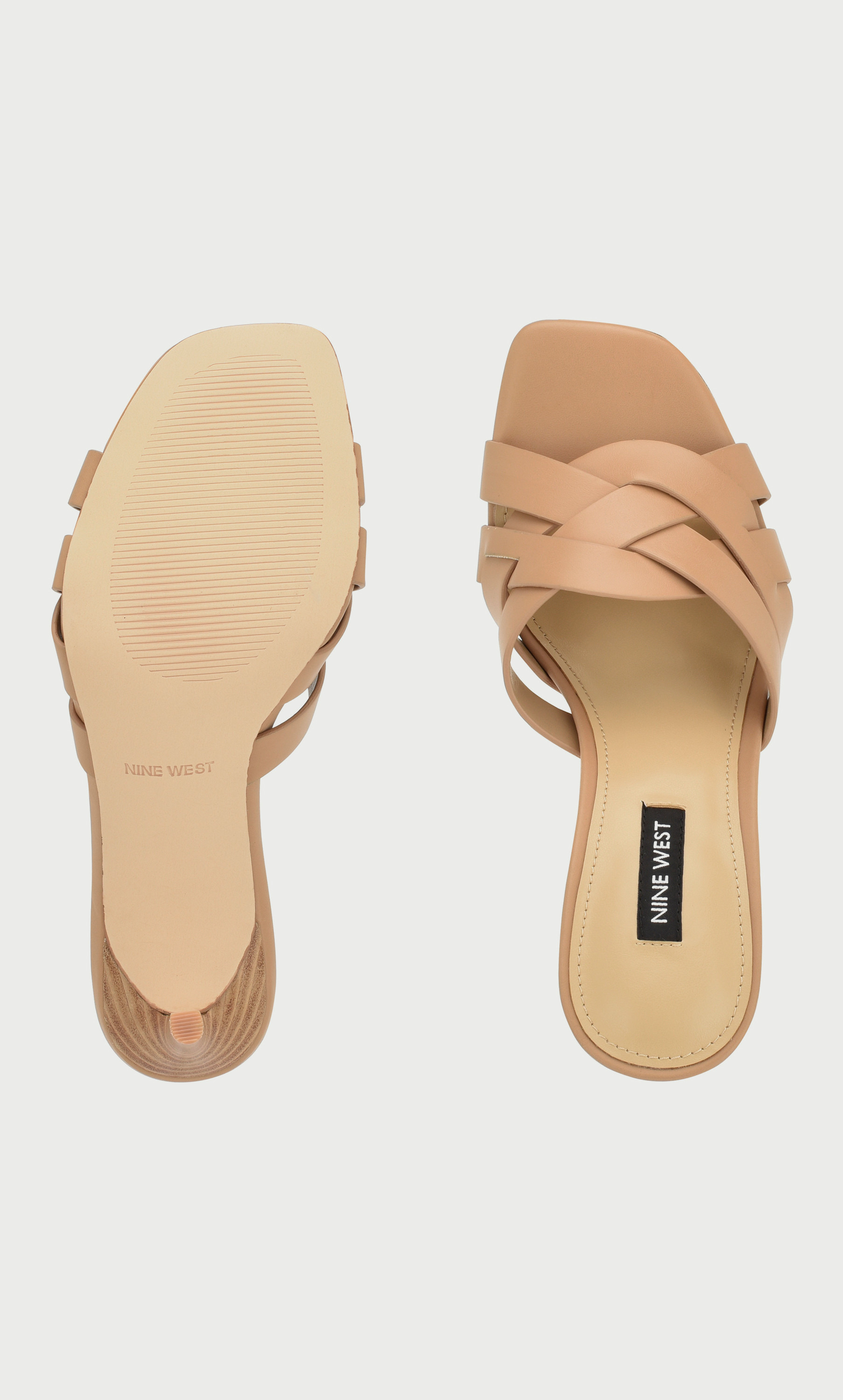 حذاء نسائي بكعب عال ومفتوح بمقدمة مربعة عند الأصابع من ناين ويست  wnLINETTE3-women-shoes-heels-image-5